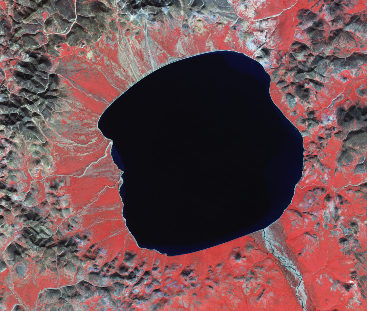 Lake El'gygytgyn satellite space Russia